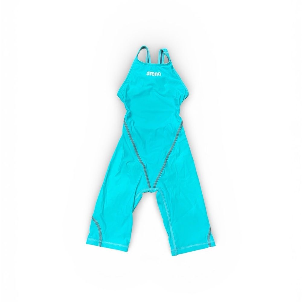 Arena Girls size 28 One Piece Swimsuit in Bright Aqua 12&under approved